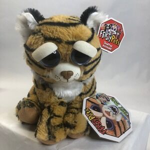 Feisty‎ Pets Jagged-Edge Jennifer Tiger Plush with Tags Animal Turns Angry Rare